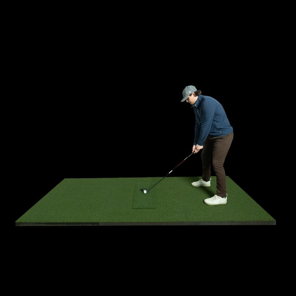 SIGPRO Softy 4' x 10' Golf Mat with centered hitting strip