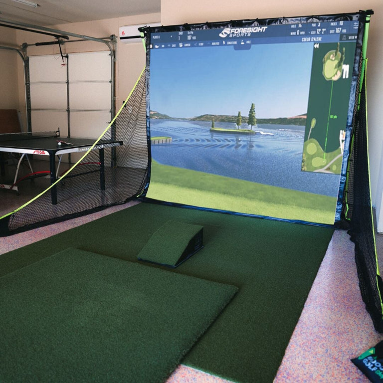 Flightscope Mevo+ Golf Net Practice Bundle Golf Simulator Flightscope 